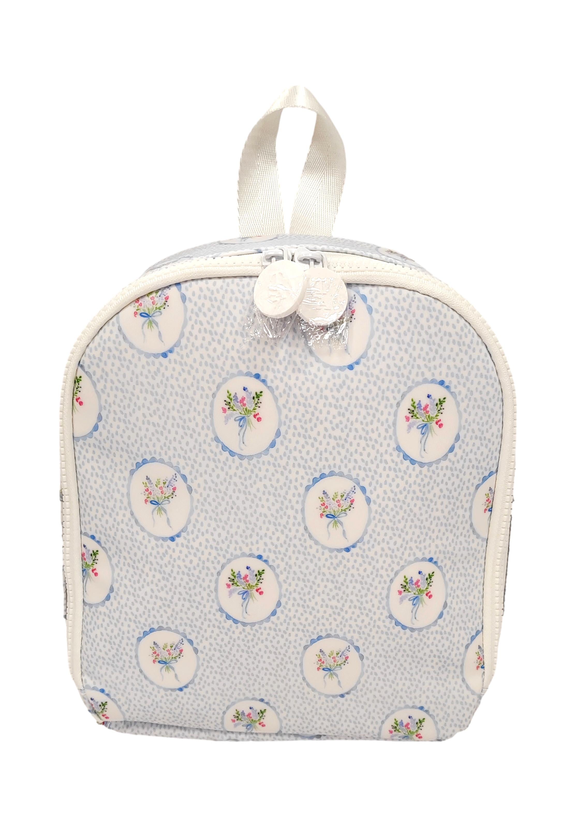 BRING IT Lunch Bag - FLORAL MEDALLION BLUE