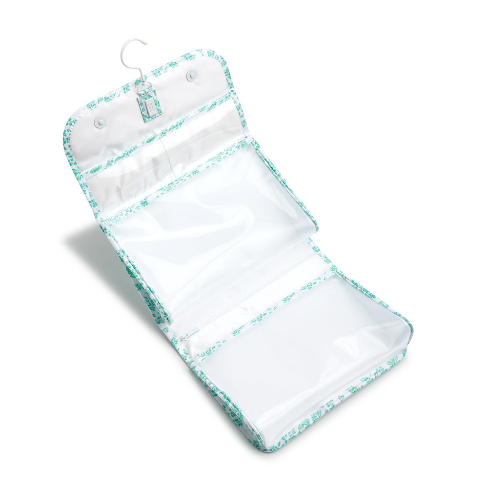 Luxe Gloss Hanging Toiletry Case - All Heart Kelly Green Cosmetic & Bags