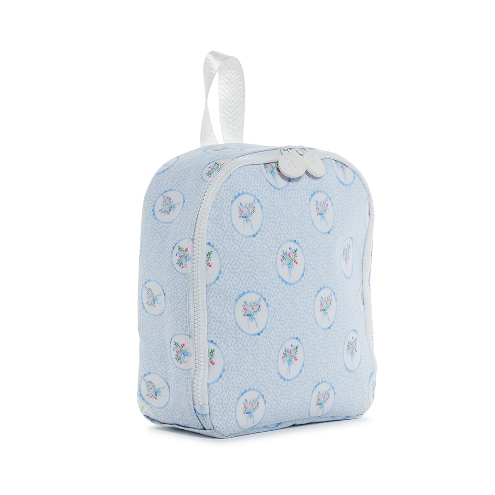 Bring It Lunch Bag - Floral Medallion Blue