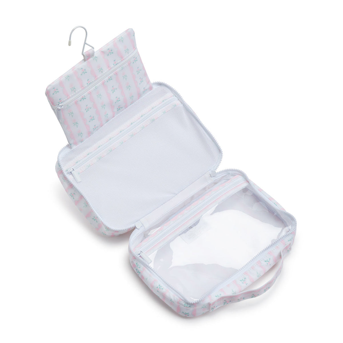 Bundle Up2 Hanging Toiletry Bag - Ribbon Floral Pink Cosmetic & Bags