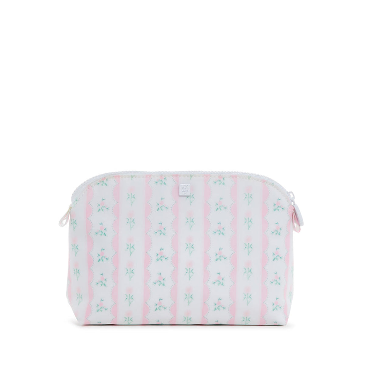 Goodie Cosmetic Bag - Ribbon Floral Pink Cosmetic & Toiletry Bags