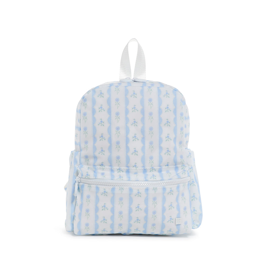 Mini Backer - Ribbon Floral Blue Backpacks
