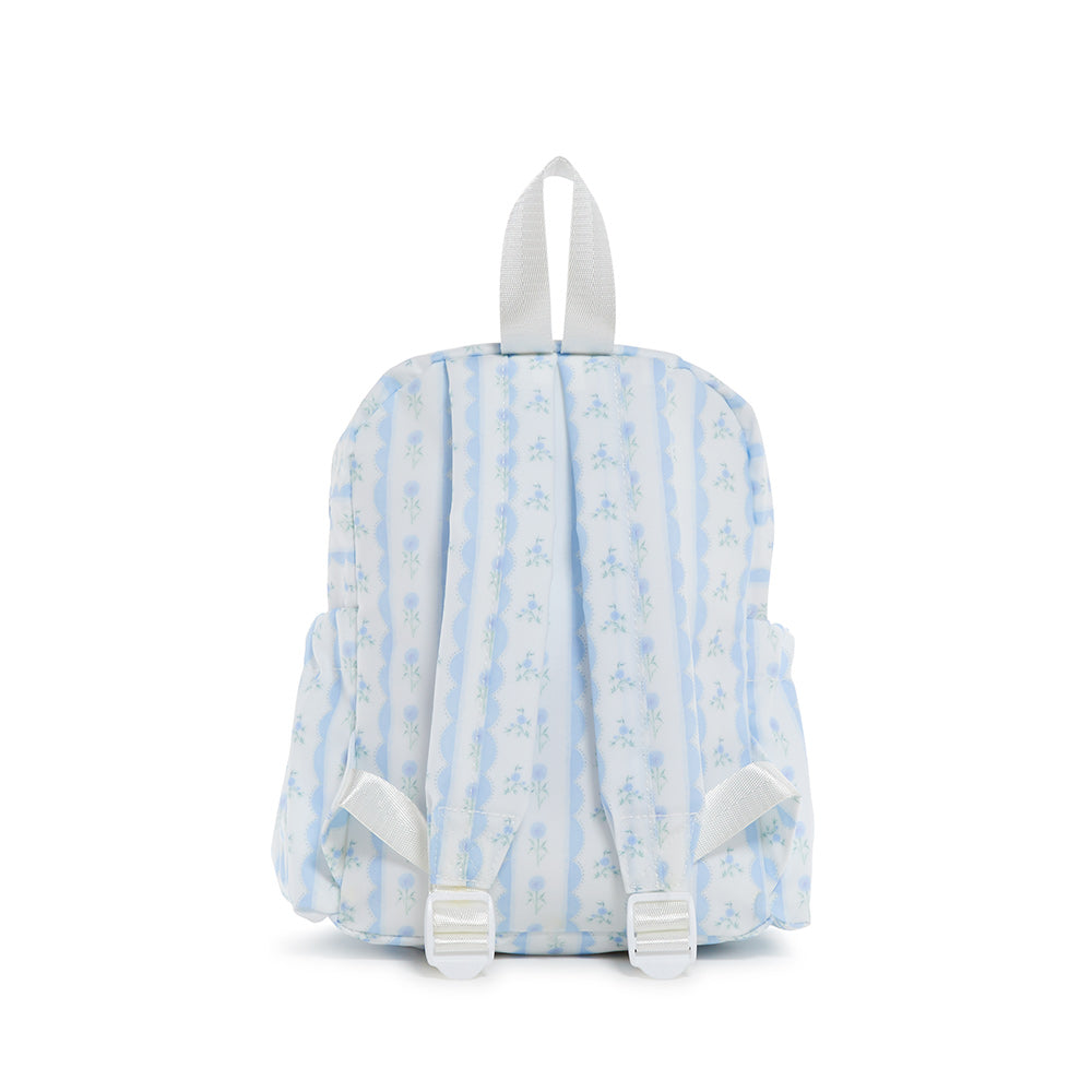 Mini Backer - Ribbon Floral Blue Backpacks