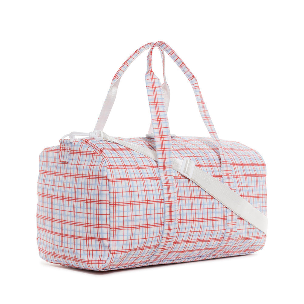 Weekender - Classic Plaid Red Duffel Bag