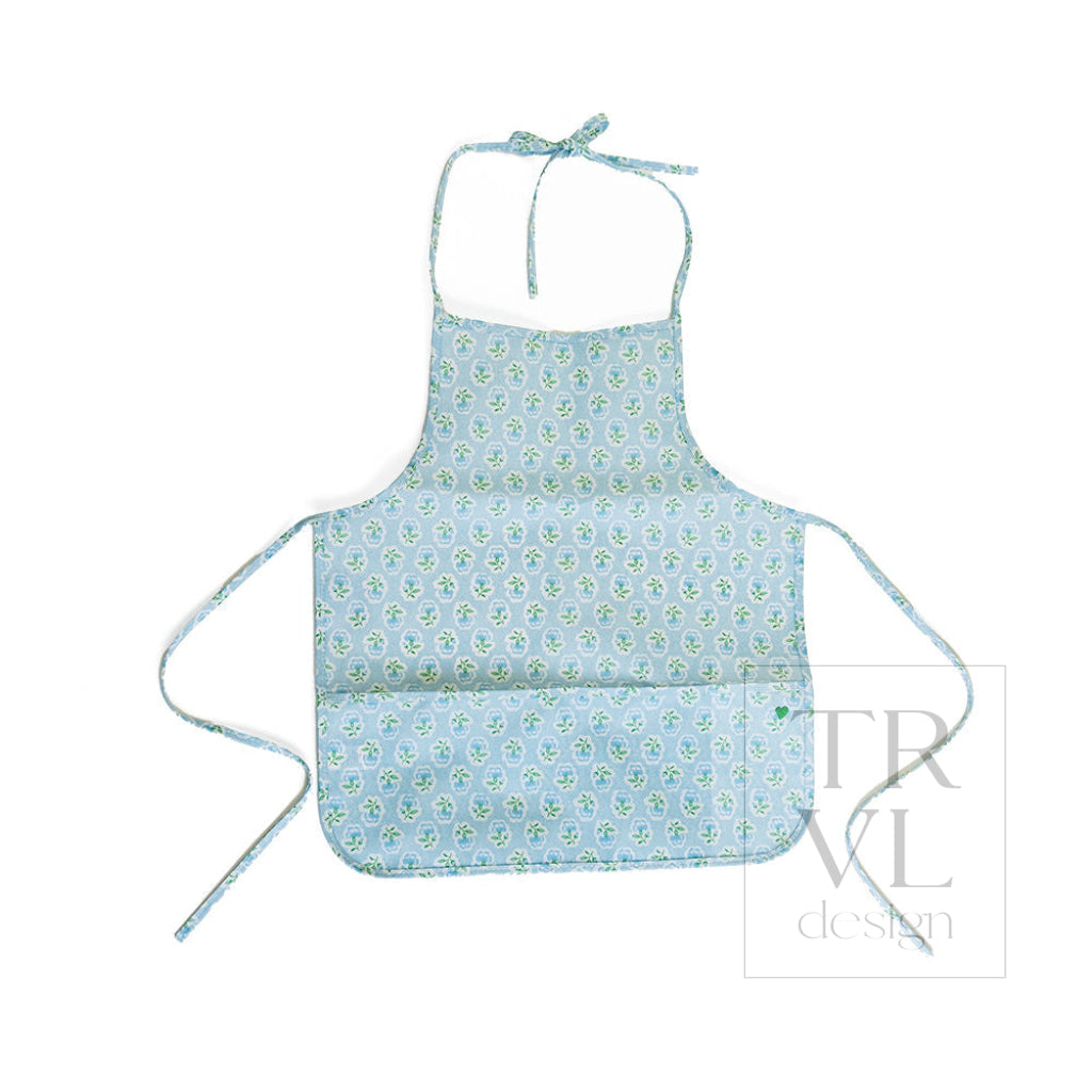 APRON - PETITE FLEUR BLUE *2PC PRE-PACK* - Aprons