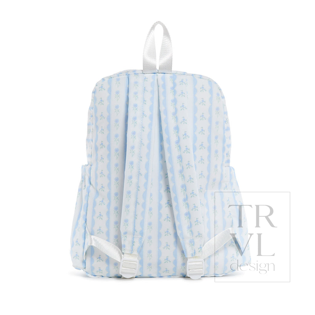 Backpacker - Backpack Ribbon Floral Blue