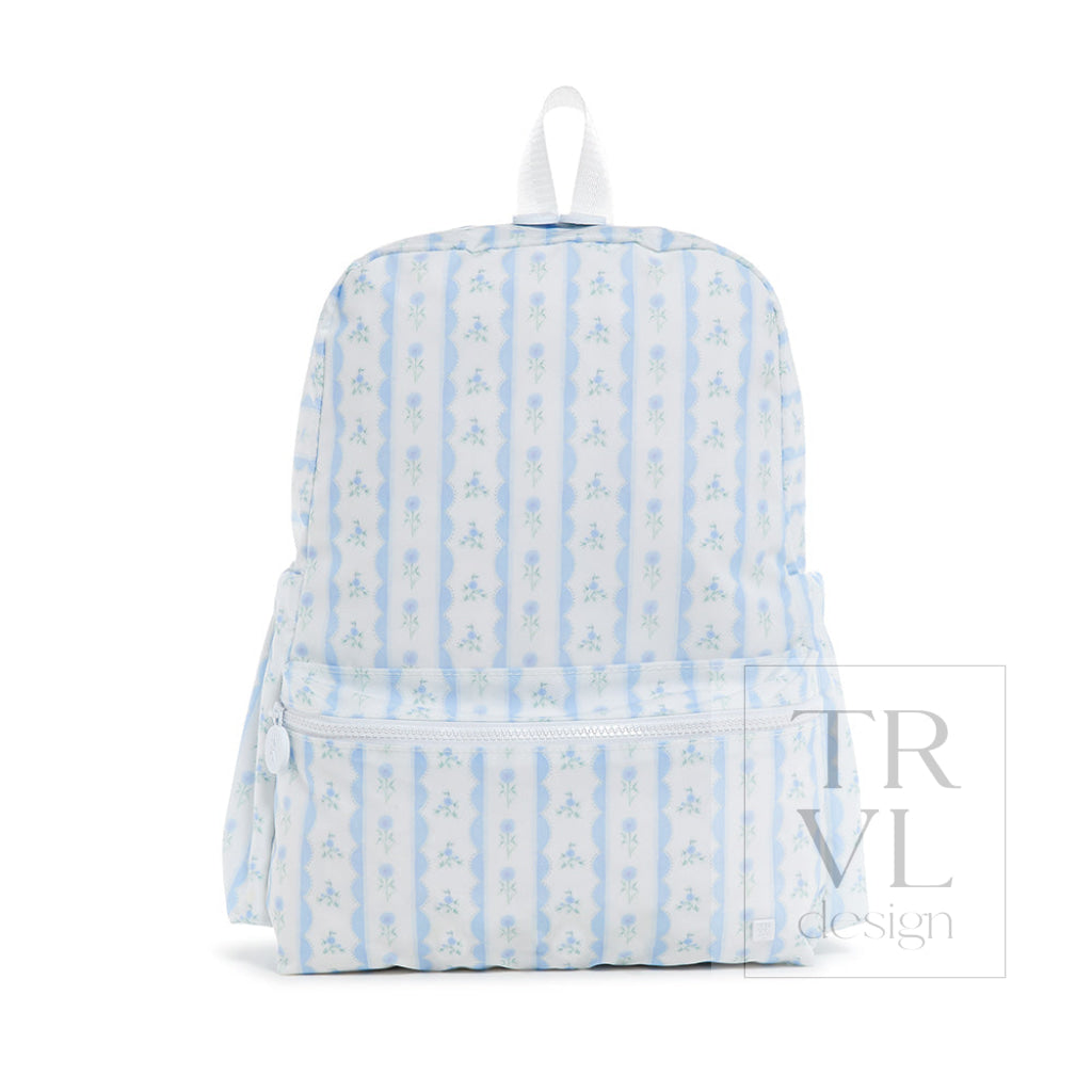 Backpacker - Backpack Ribbon Floral Blue