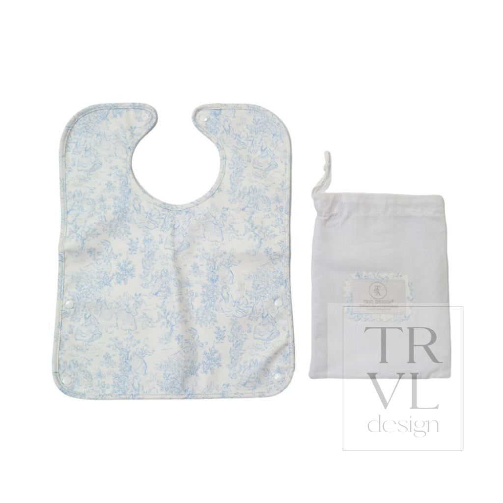 Best Bib - Bunny Toile Blue *2 Pc Pre-Pack* *New!