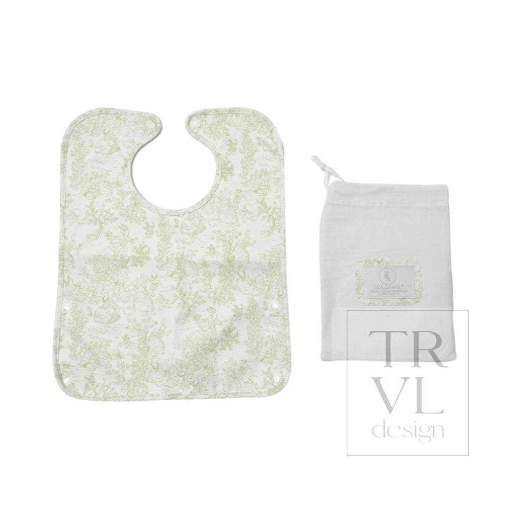 Best Bib - Bunny Toile Green *2 Pc Pre-Pack* *New!