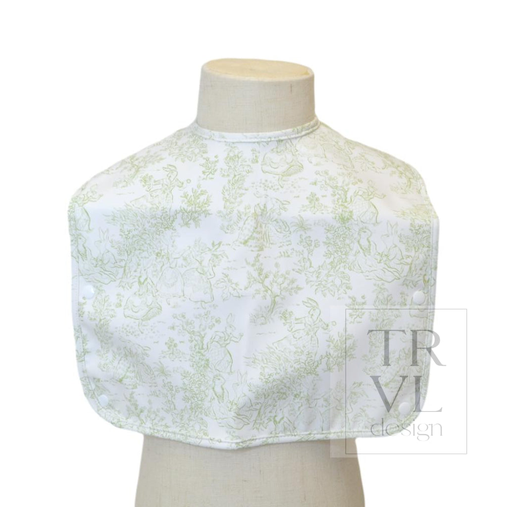 Best Bib - Bunny Toile Green *2 Pc Pre-Pack* *New!