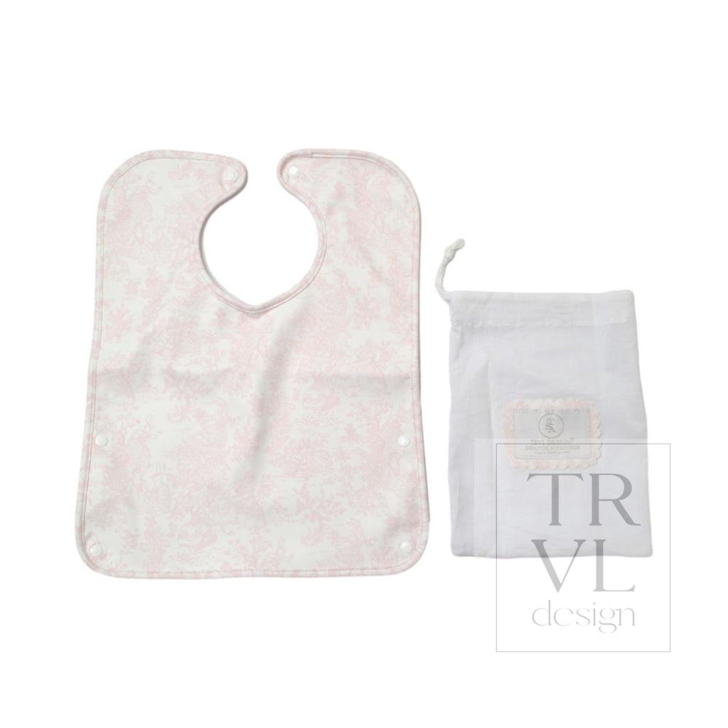Best Bib - Bunny Toile Pink *2 Pc Pre-Pack* *New!