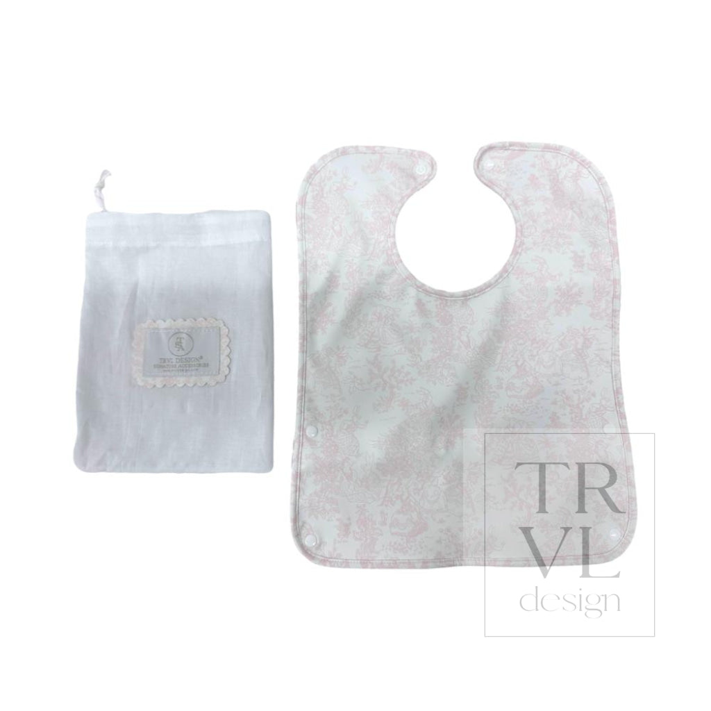 Best Bib - Bunny Toile Pink *2 Pc Pre-Pack* *New! Bunny Toile Pink