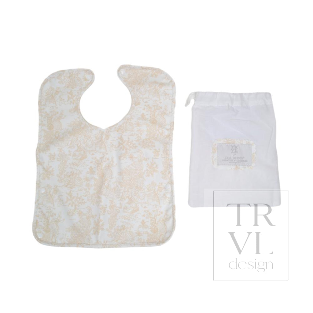 BEST BIB - BUNNY TOILE SAND *2 PC PRE-PACK - Bibs