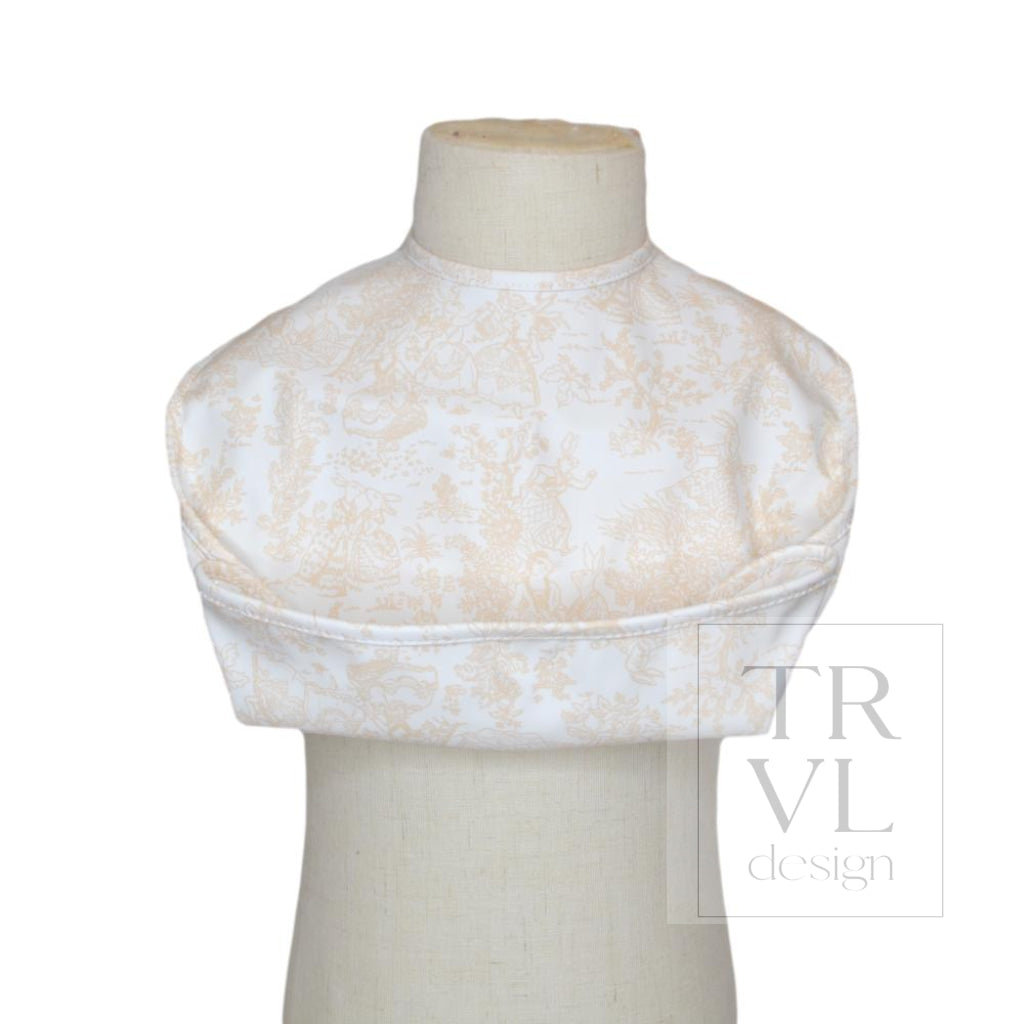 BEST BIB - BUNNY TOILE SAND *2 PC PRE-PACK - Bibs