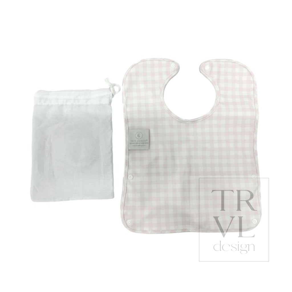 Best Bib - Pimlico Check Pink *2 Pc Pre-Pack* *New!