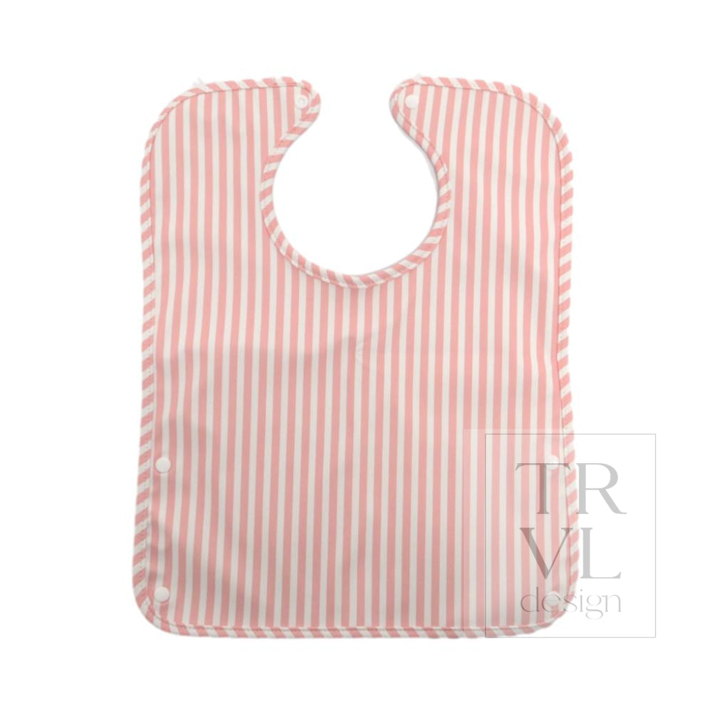 BEST BIB - PIMLICO STRIPE DUSTY ROSE *2 PC PRE-PACK* - Bibs
