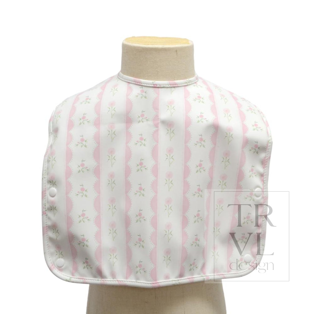 BEST BIB - RIBBON FLORAL PINK *2 PC PRE-PACK - Bibs