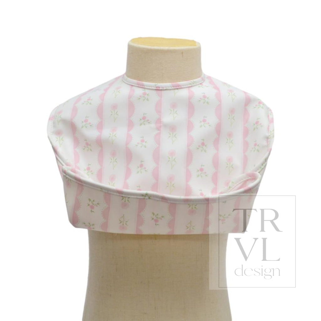 BEST BIB - RIBBON FLORAL PINK *2 PC PRE-PACK - Bibs