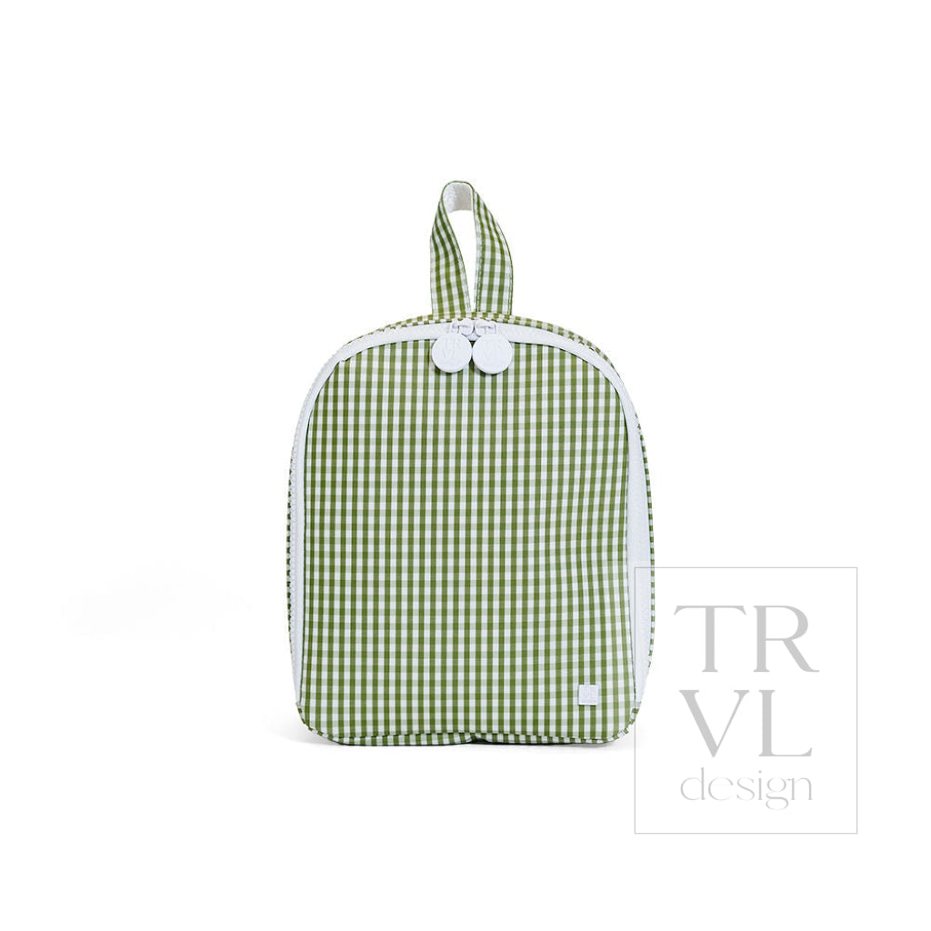 BRING IT Lunch Bag - GINGHAM MOSS - Lunch Bags