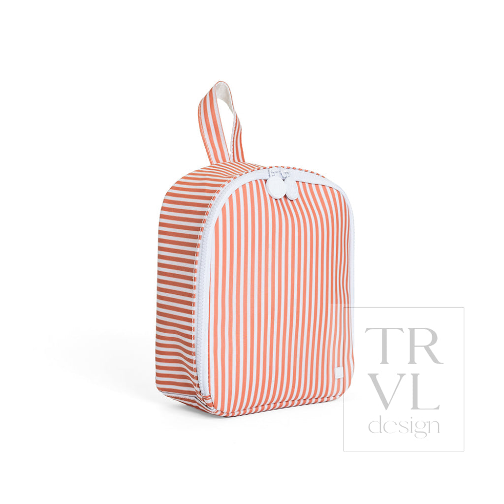 BRING IT Lunch Bag - PIMLICO STRIPE RUST - Lunch Bags