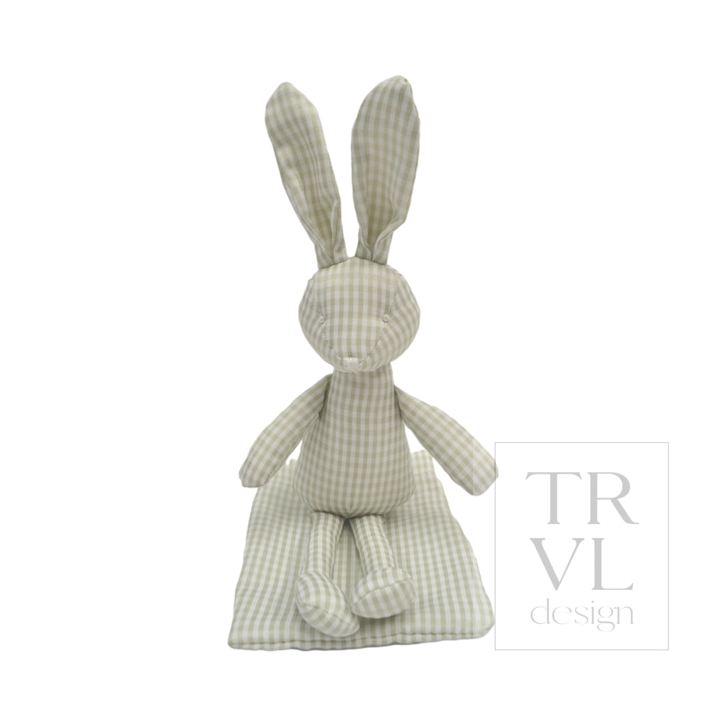 BUN BUN - GINGHAM PEARL GREY *3PC PRE-PACK* - Stuffed Animals