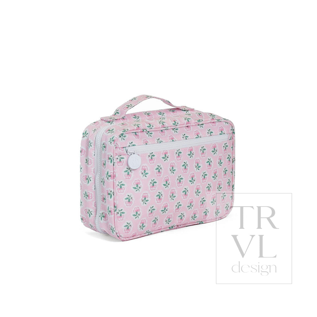 BUNDLE UP 2 Hanging Toiletry Bag - PETITE FLEUR PINK - Cosmetic & Toiletry Bags
