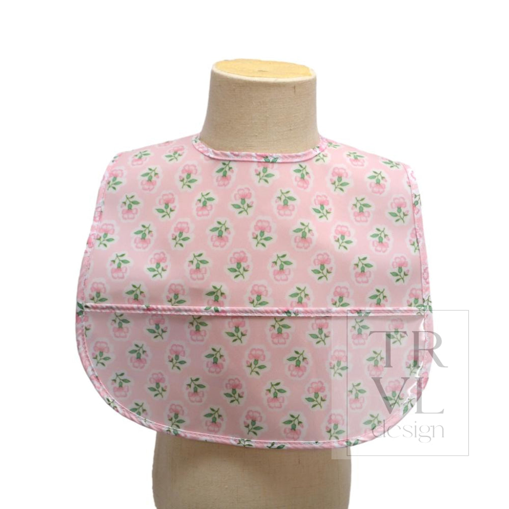CLEAN UP BIB - PETITE FLEUR PINK *2 PC PRE-PACK - Bibs