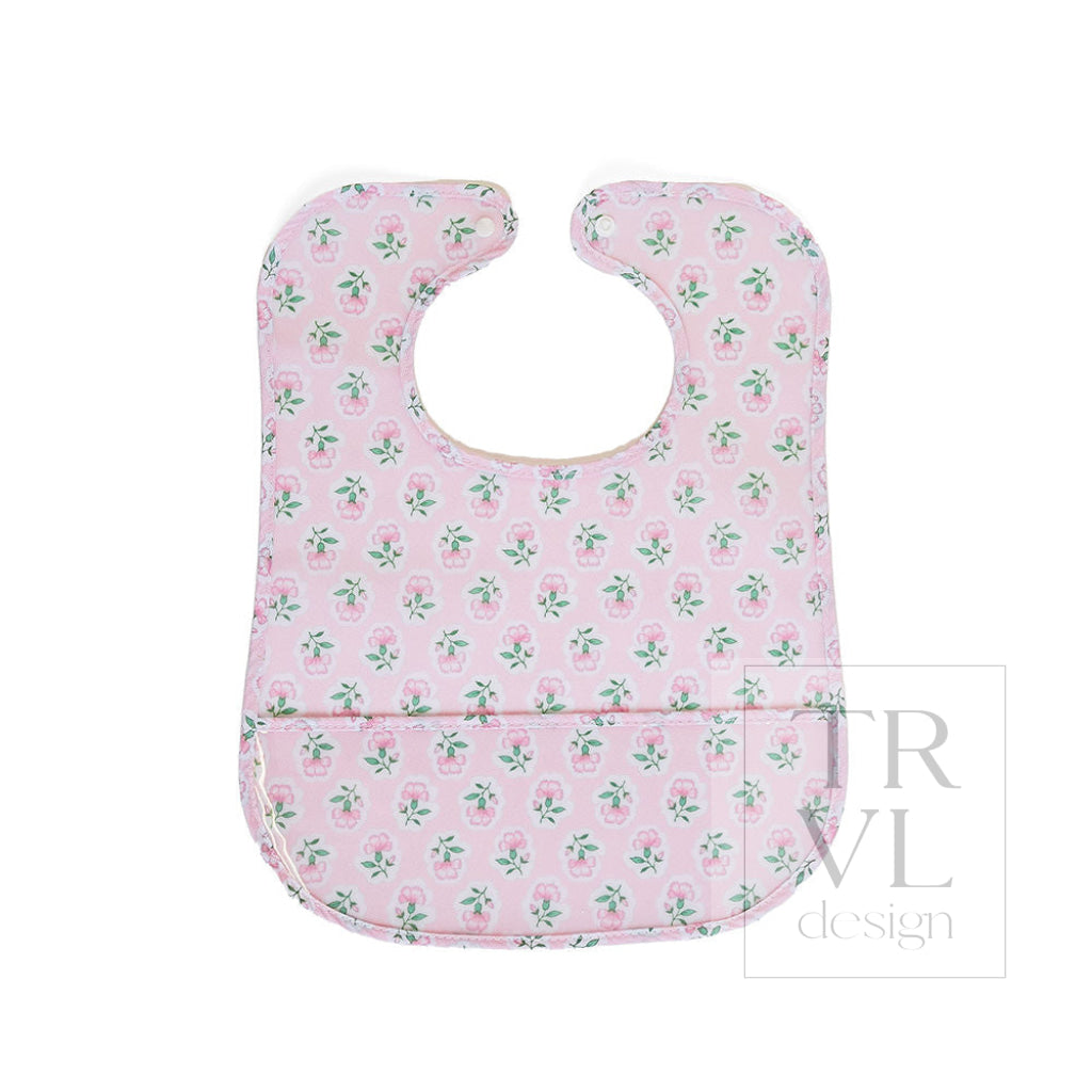 CLEAN UP BIB - PETITE FLEUR PINK *2 PC PRE-PACK - Bibs
