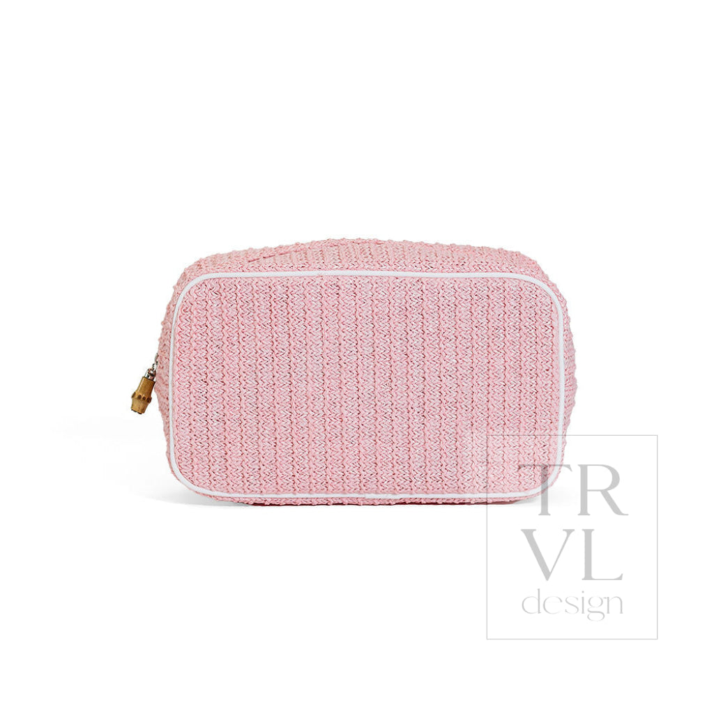 COASTAL STRAW GO GLAM - SHELL - Cosmetic & Toiletry Bags