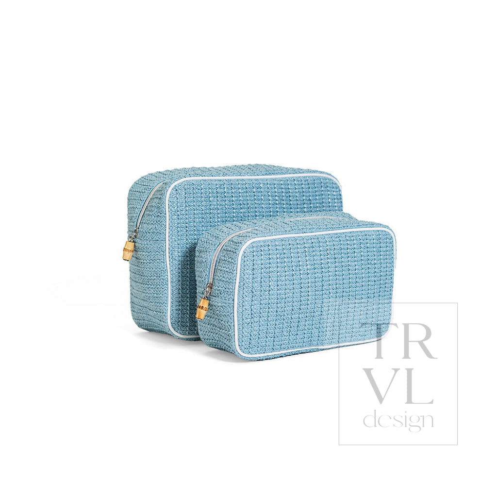 COASTAL STRAW GO GLAM - SURF - Cosmetic & Toiletry Bags