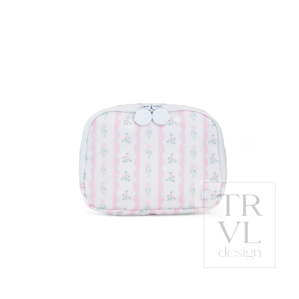 CROSSBODY BAG - RIBBON FLORAL PINK - Cross Body Bags