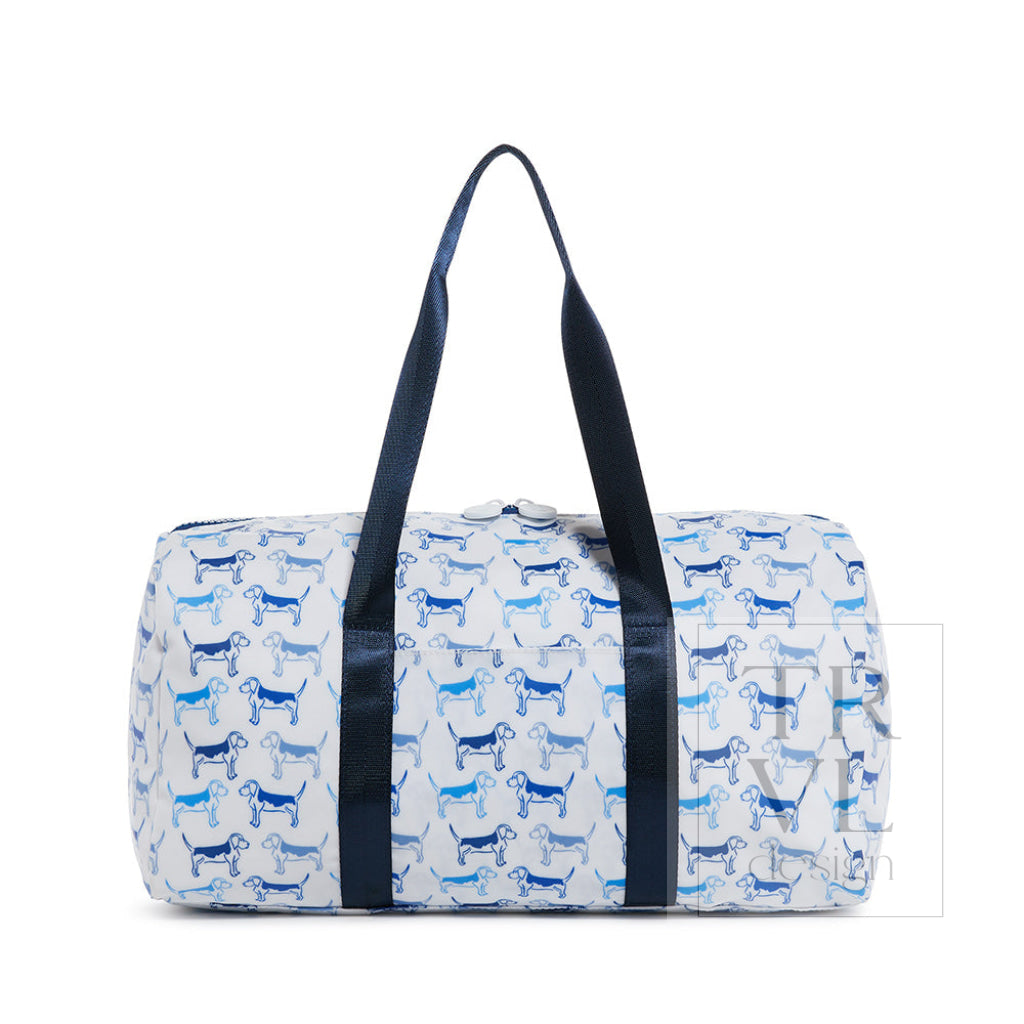 Duffel - Puppy Love Blue Weekender Bag Duffel Bags