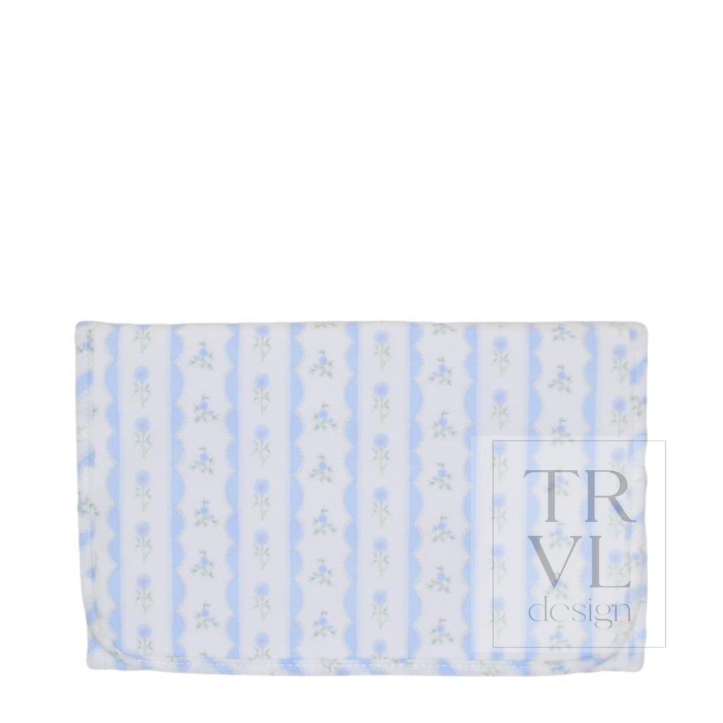 GAME CHANGER PAD - RIBBON FLORAL BLUE - Changing Mats