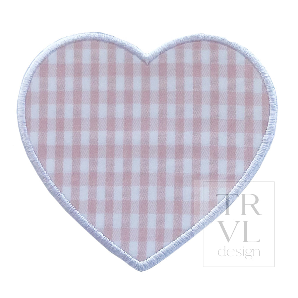 Heart Appliqué *2 Pc Pre - Pack* Gingham Taffy