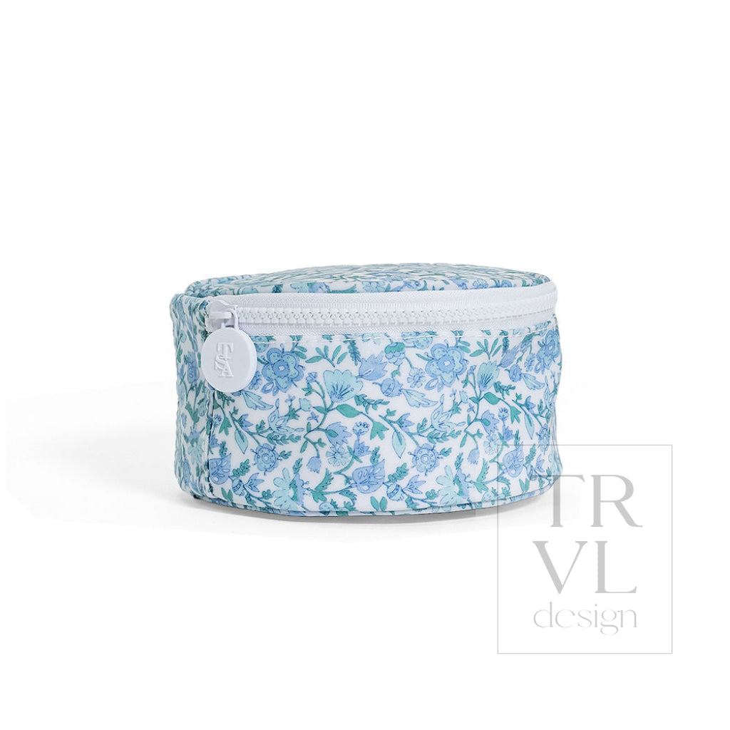 JEWEL ROUND CASE - HAMPTONS FLORAL - Jewelry Holders