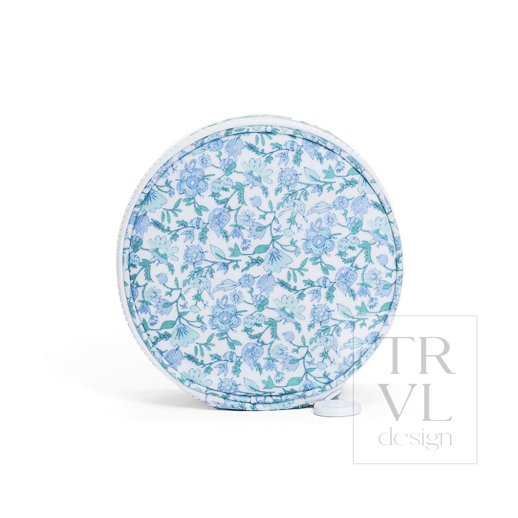 JEWEL ROUND CASE - HAMPTONS FLORAL - Jewelry Holders