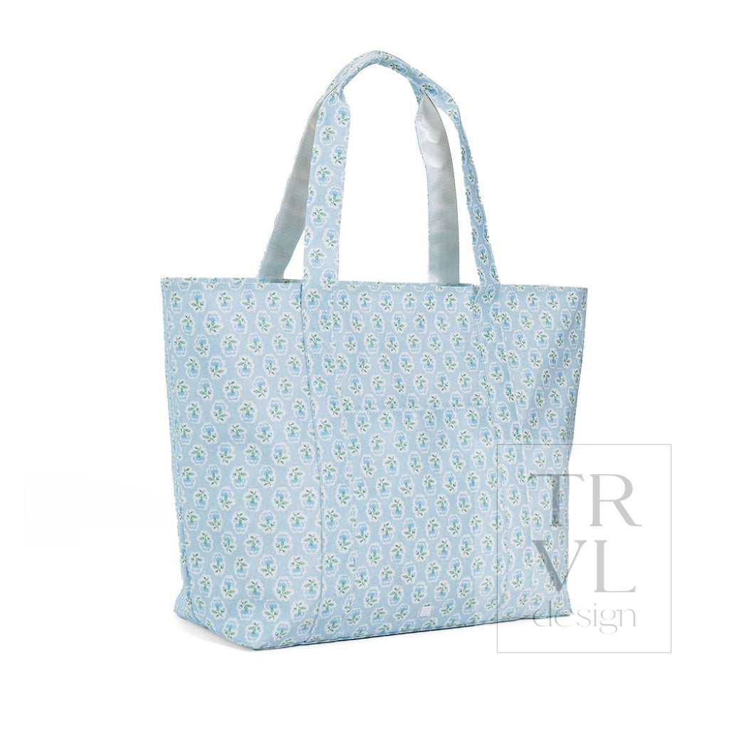JUMBO TOTE - X-Large Tote PETITE FLEUR BLUE - Tote Bags