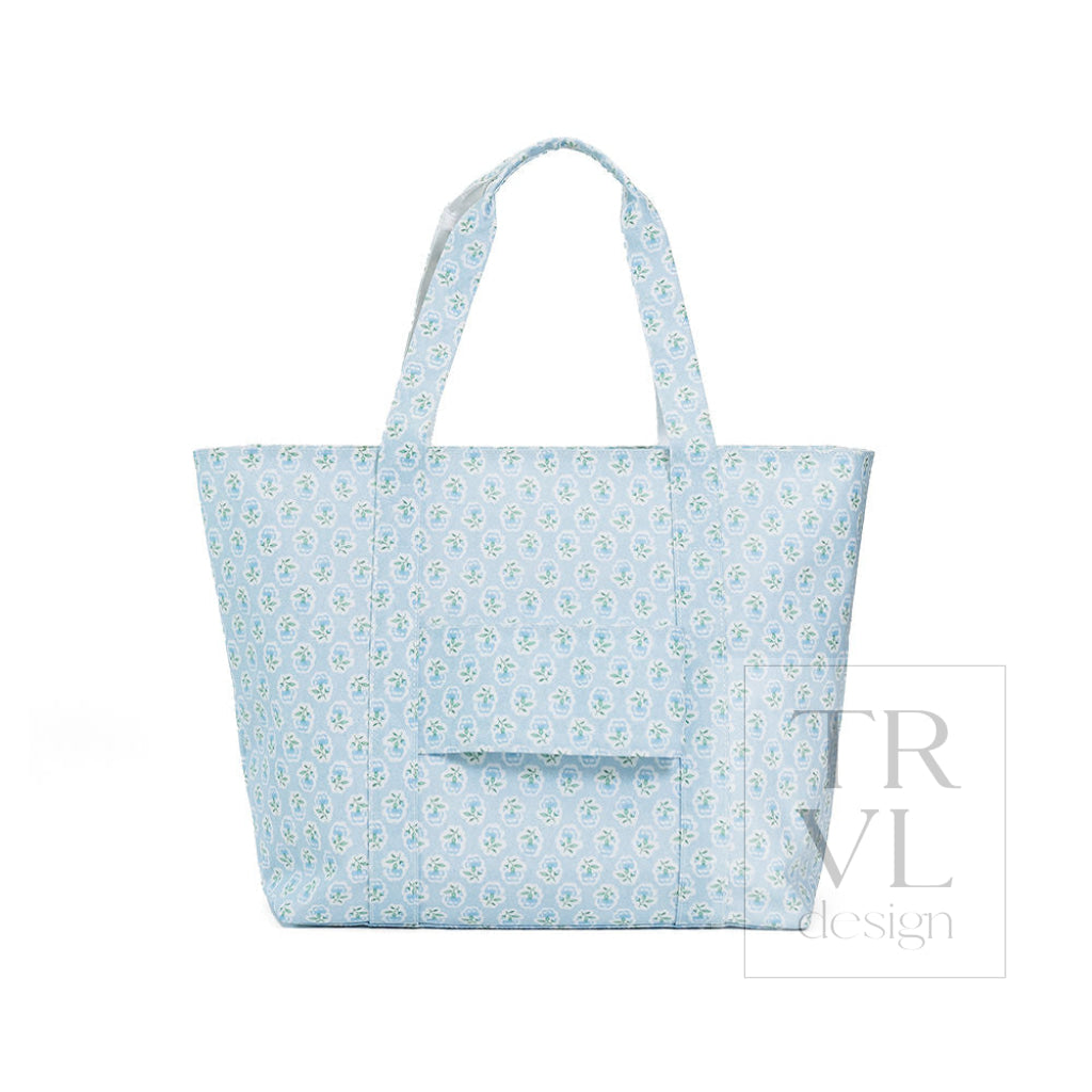 JUMBO TOTE - X-Large Tote PETITE FLEUR BLUE - Tote Bags