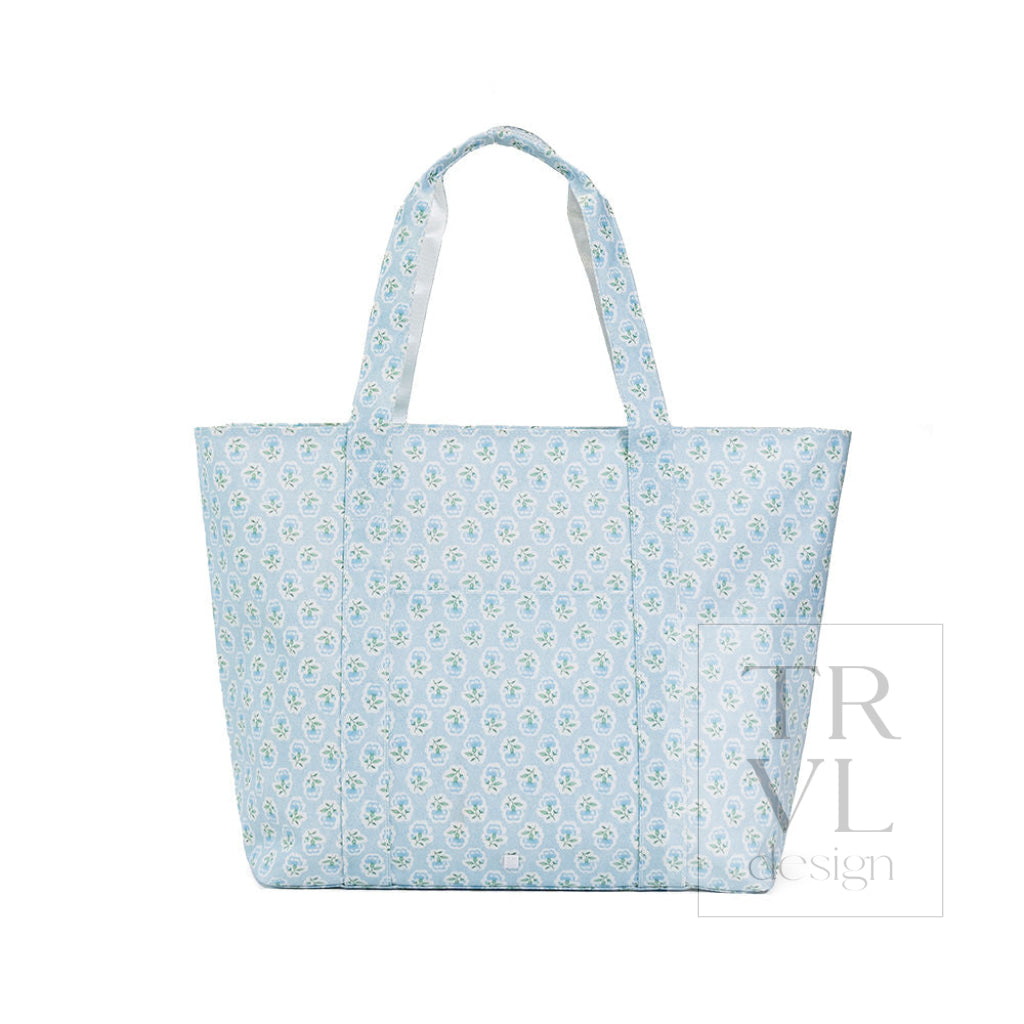 JUMBO TOTE - X-Large Tote PETITE FLEUR BLUE - Tote Bags