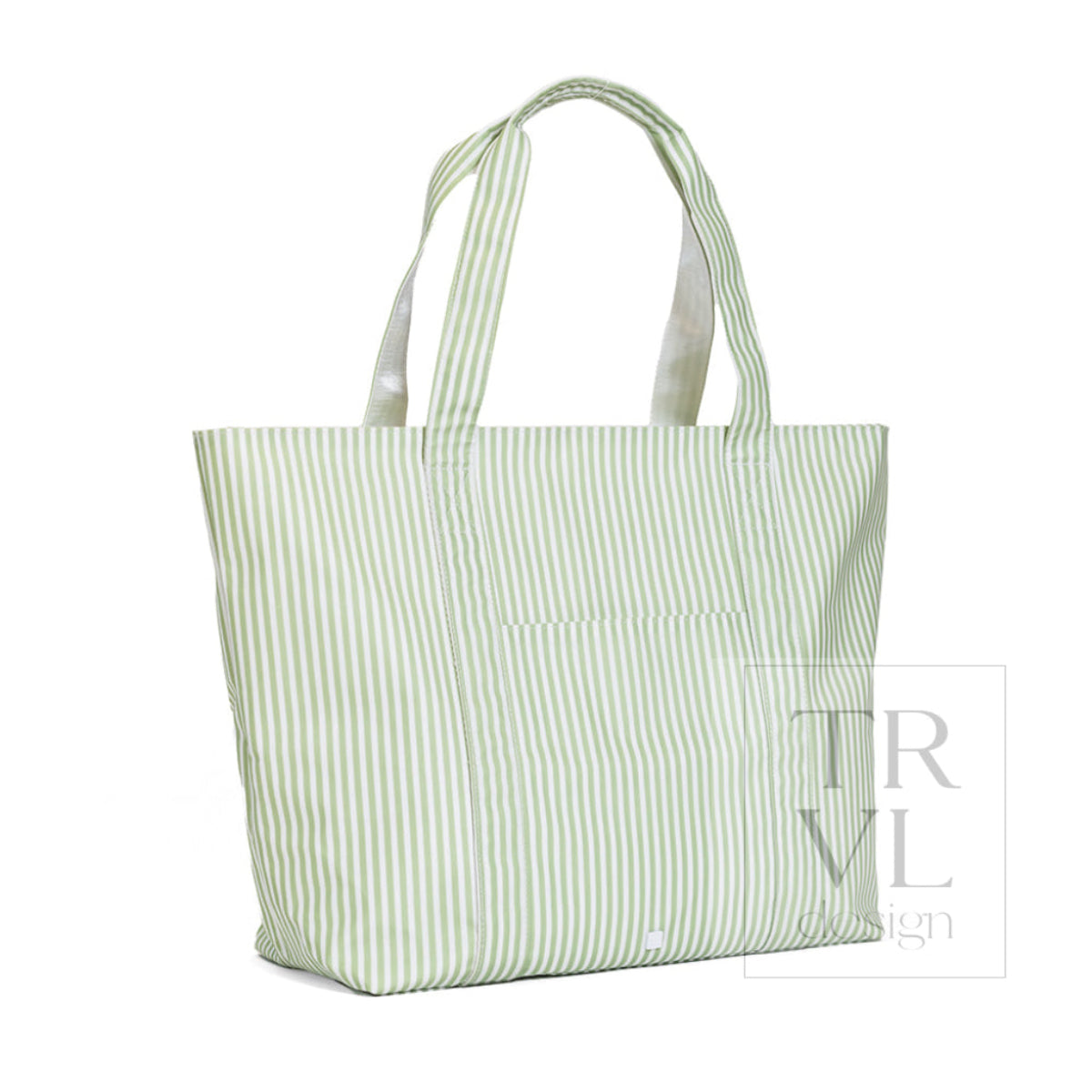 JUMBO TOTE - X-Large Tote PIMLICO STRIPE SAGE - Tote Bags