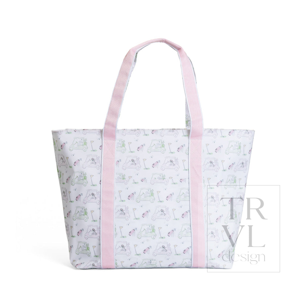 JUMBO TOTE - X-Large Tote PUTT PUTT PINK - Tote Bags