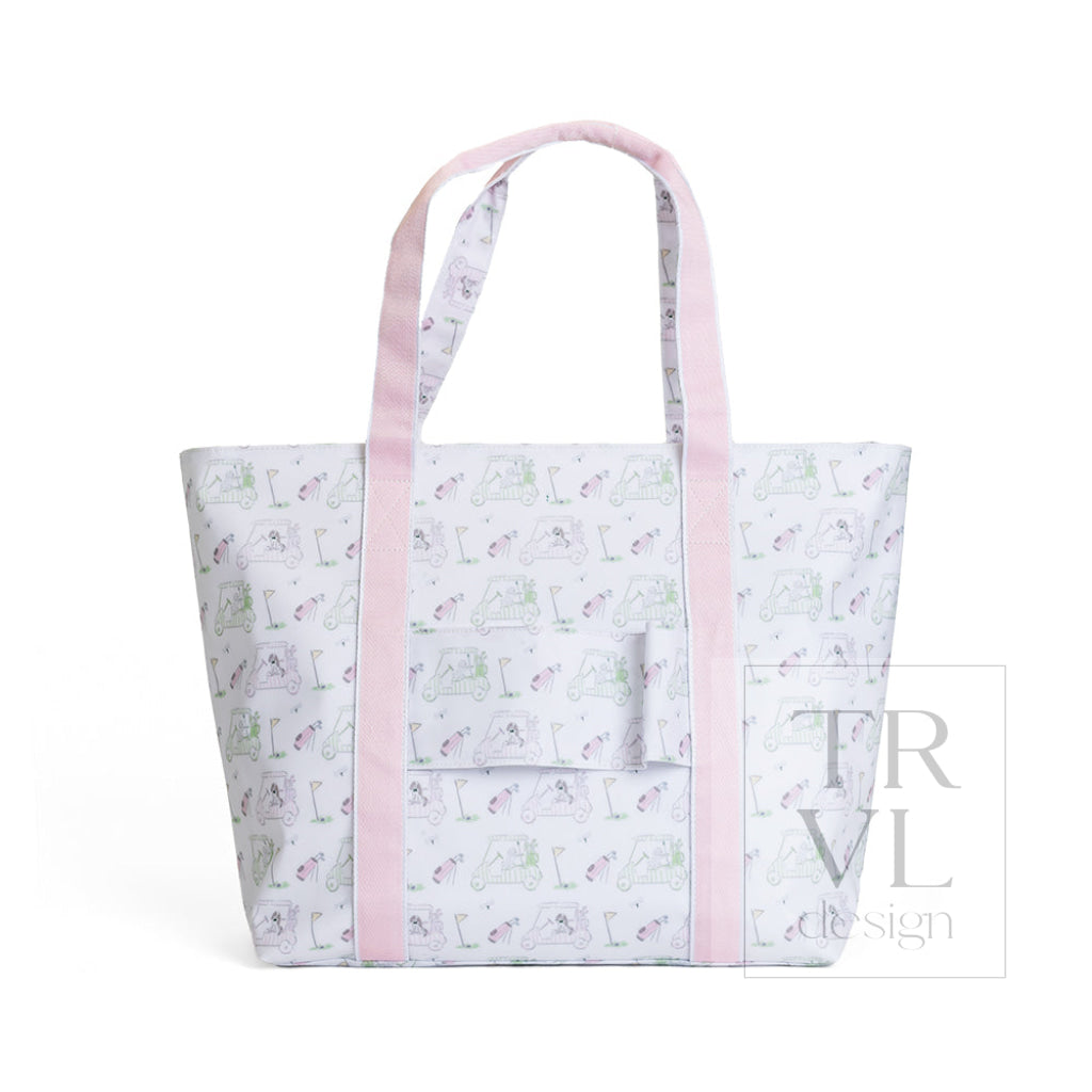 JUMBO TOTE - X-Large Tote PUTT PUTT PINK - Tote Bags