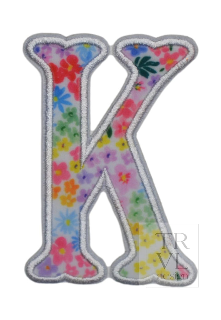 MEADOW FLORAL APPLIQUÉ LETTERS *2 PC PRE-PACK*