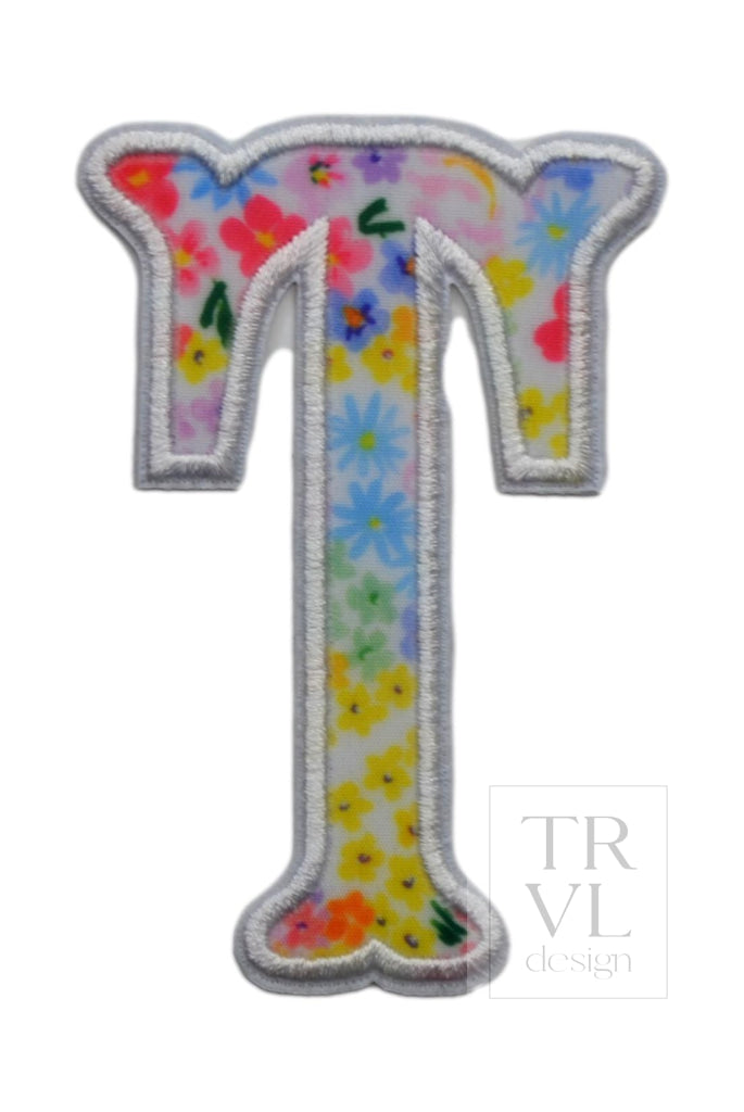 MEADOW FLORAL APPLIQUÉ LETTERS *2 PC PRE-PACK*