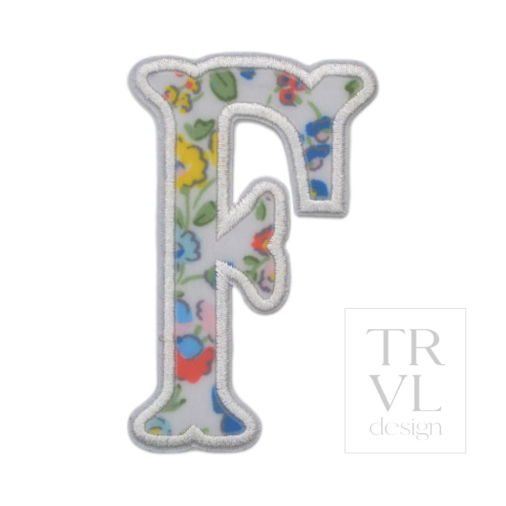 Posies Appliqué Letters *2 Pc Pre-Pack* Letter F