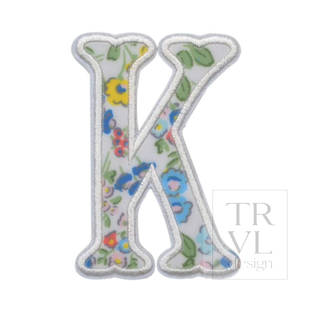 Posies Appliqué Letters *2 Pc Pre-Pack* Letter K