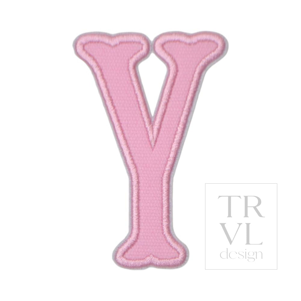 Pink Canvas Appliqué Letters *2 Pc Pre-Pack*