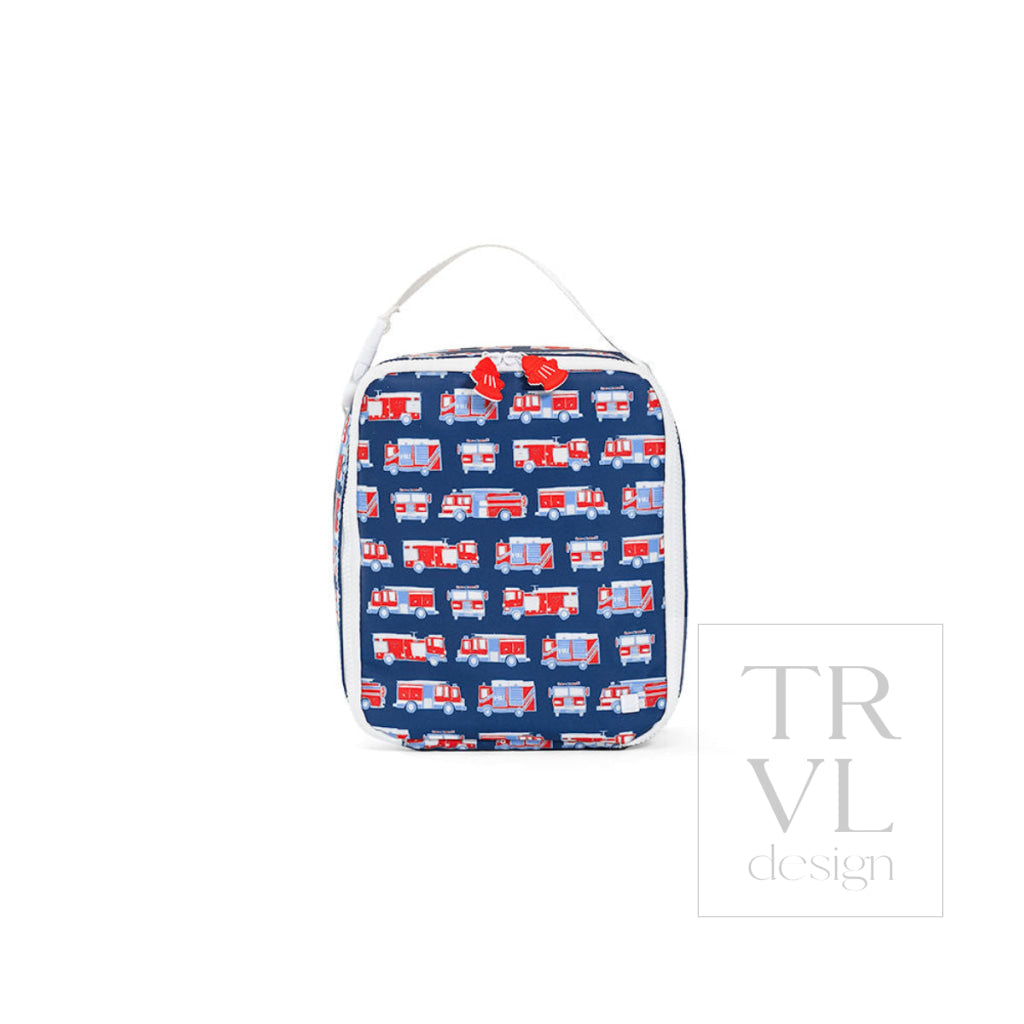 LUNCH BOX Insulated Lunch Bag - FIRE ENGINES - Lunch Bags