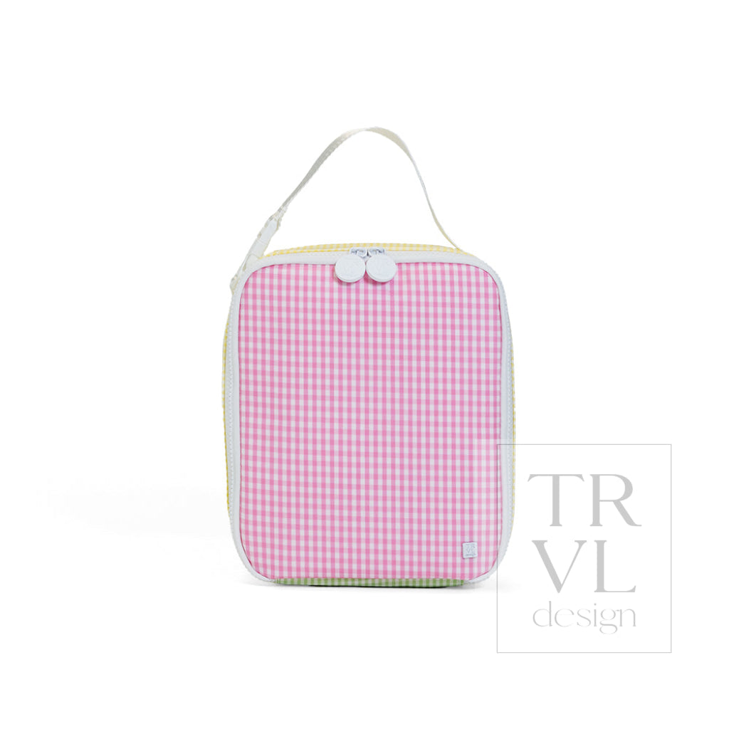 LUNCH BOX Insulated Lunch Bag - PATCH PINK - Lunch Bags