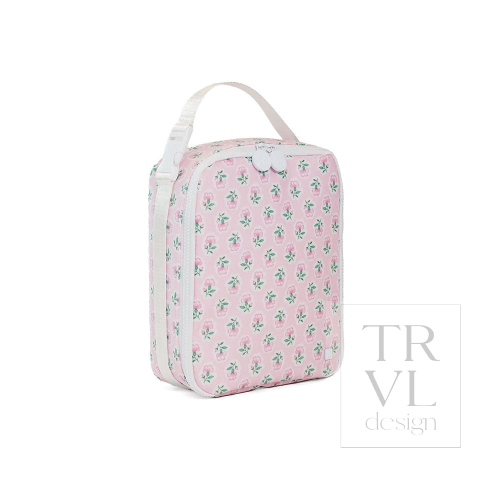 LUNCH BOX Insulated Lunch Bag - PETITE FLEUR PINK - Lunch Bags
